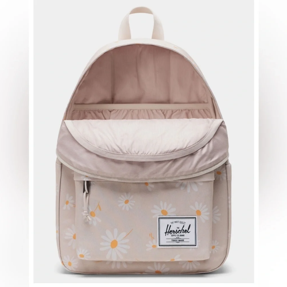 Herschel Classic Backpack Wild Daisy Moonbeam Kids Girls Floral Cream